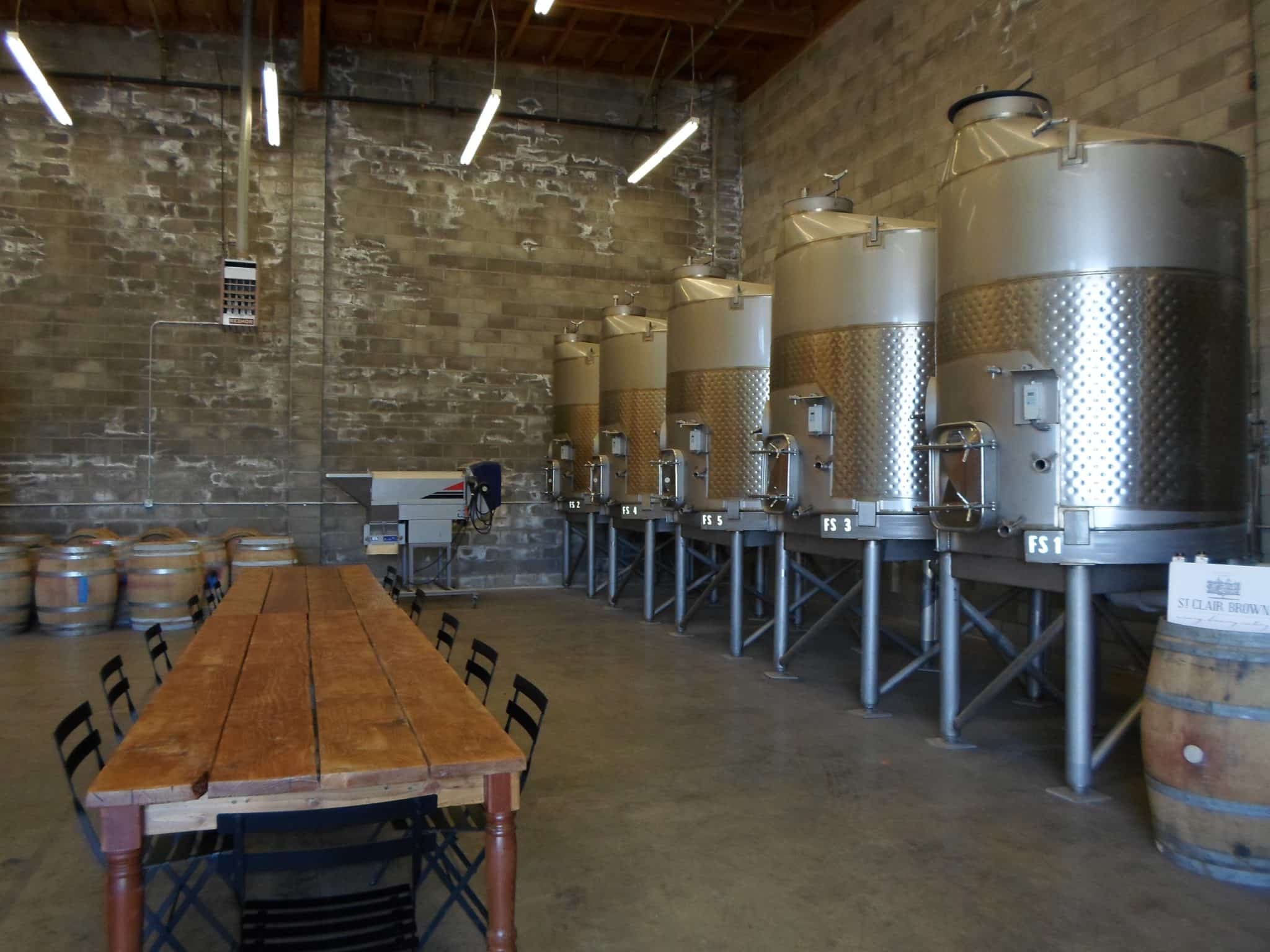 View of the winery's interior